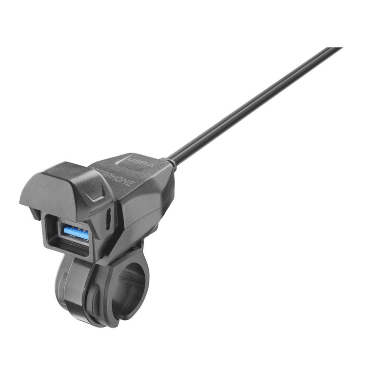 Interphone mootorratta juhtraua laadija USB-A