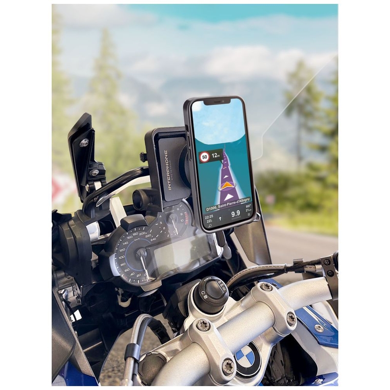 Interphone QUIKLOX kinnitus BMW Navigatorile