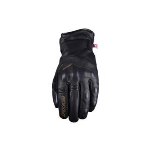 Nahast mootorratta kindad FIVE WFX Metro WP mustad