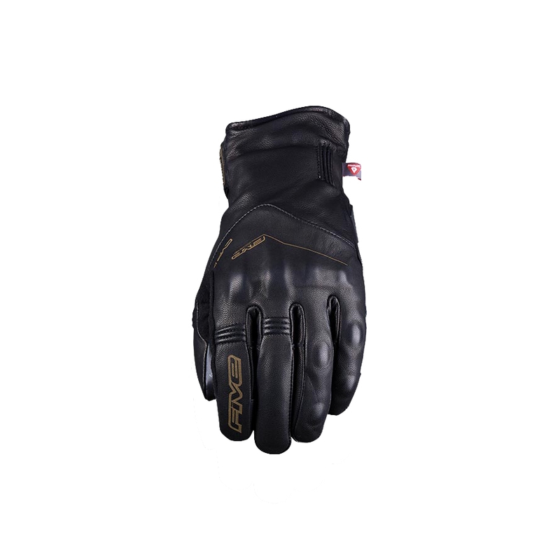 Nahast mootorratta kindad FIVE WFX Metro WP mustad