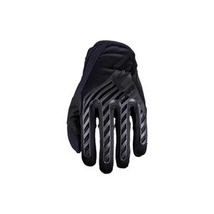 Motokrossikindad FIVE MXF3 EVO mustad