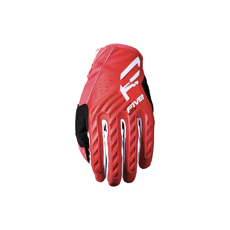 Dětské motokrosové rukavice FIVE MXF3 EVO červené