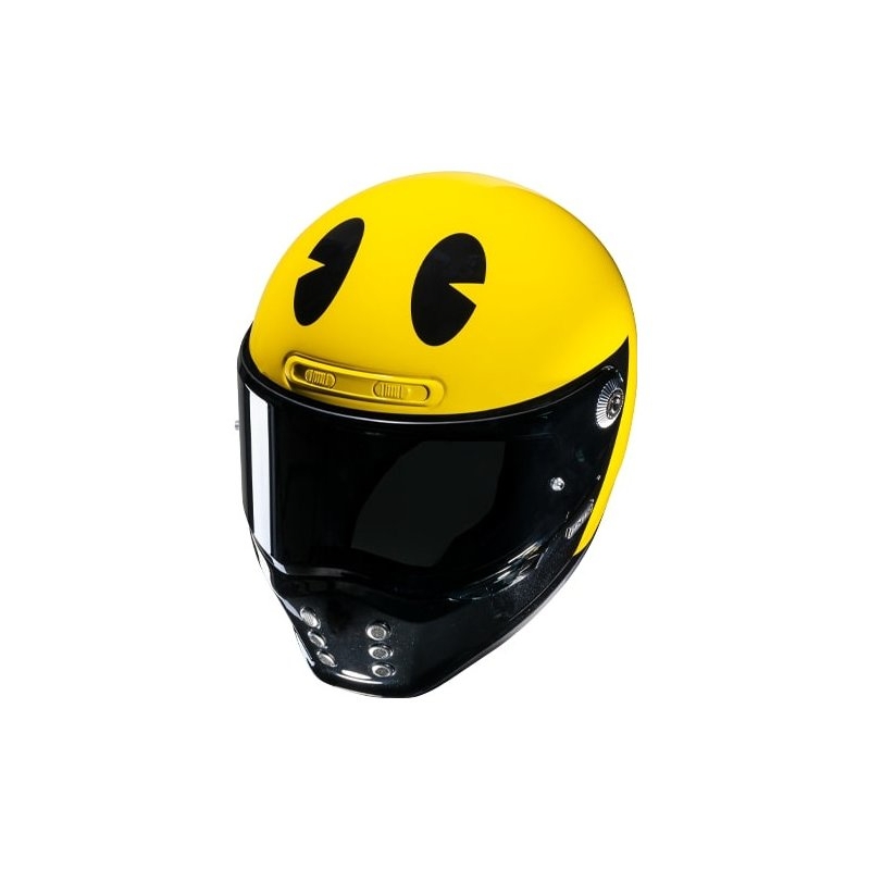 Integreeritud mootorratta kiiver HJC V10 Pac-man Bandai Namco kollane