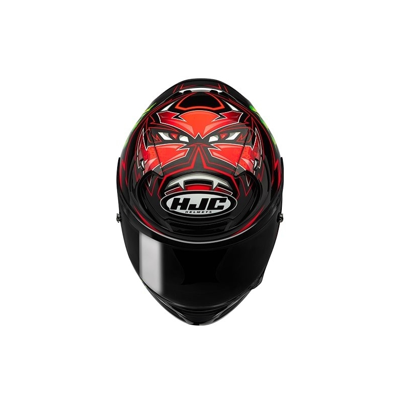 Integreeritud kiiver HJC RPHA 12 Quartararo Replica MC1 must allahindlus