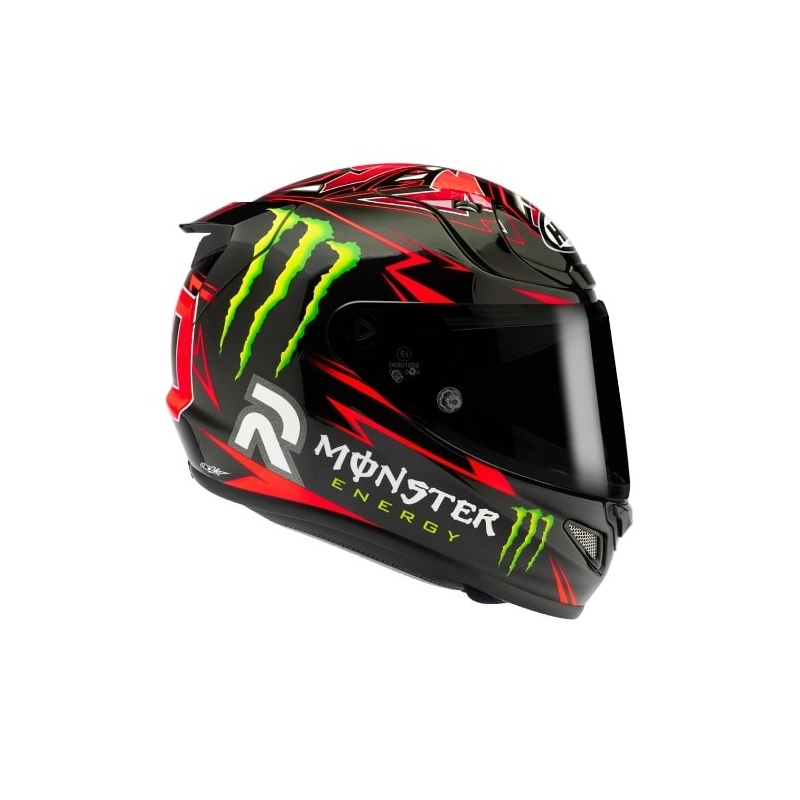 Integreeritud kiiver HJC RPHA 12 Quartararo Replica MC1 must allahindlus