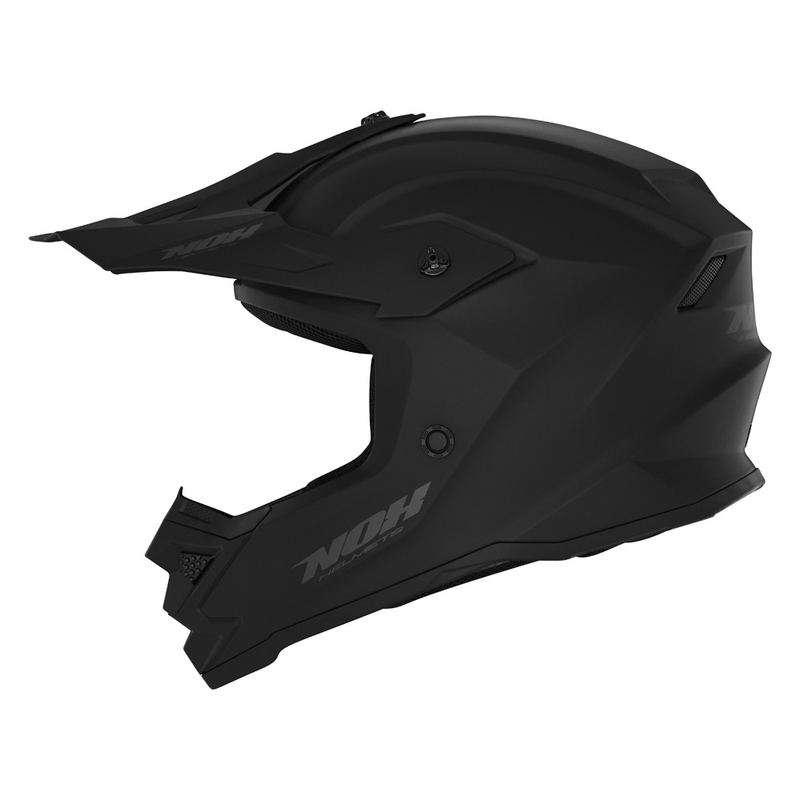 Laste motokrossikiiver NOX N761 MX matt must