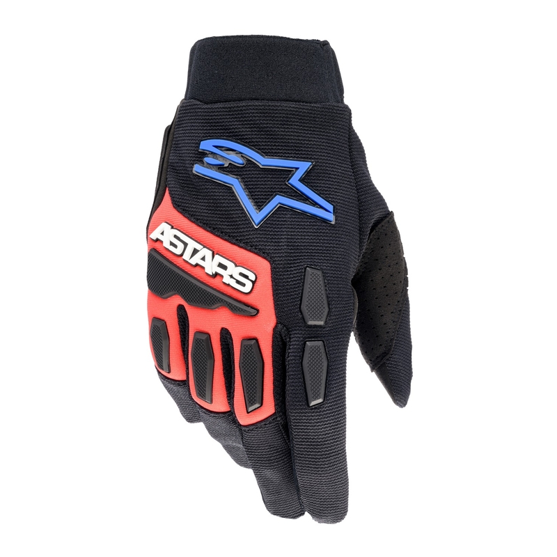 Alpinestars Full Bore XT motokrossikindad must-punane-sinine-valge