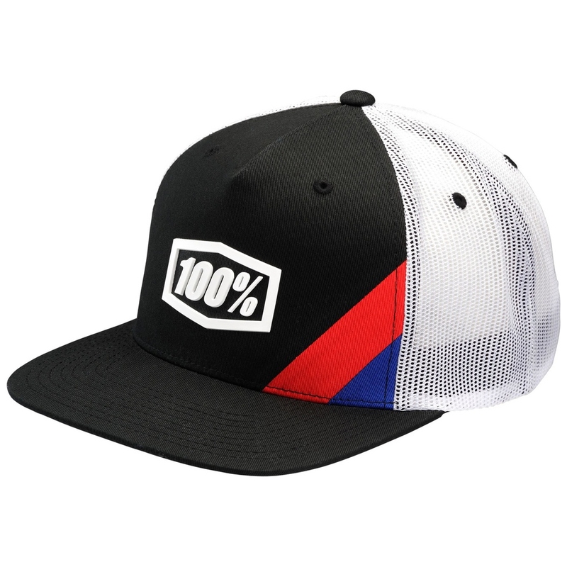 Müts 100% Cornerstone Trucker must ja valge