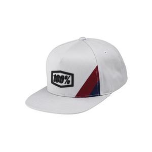 100% Cornerstone Snapback müts valge