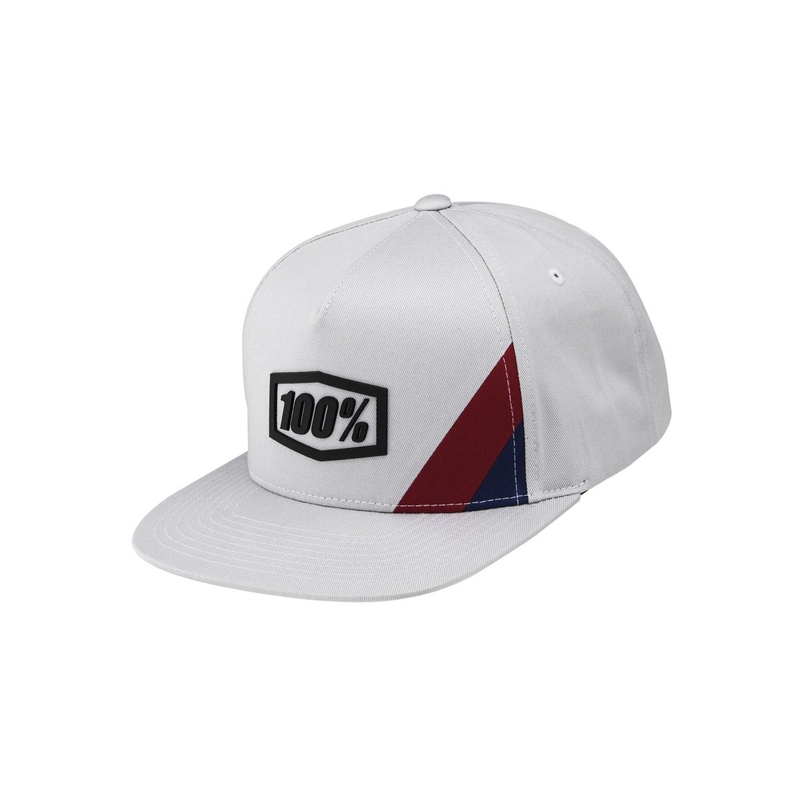 100% Cornerstone Snapback müts valge