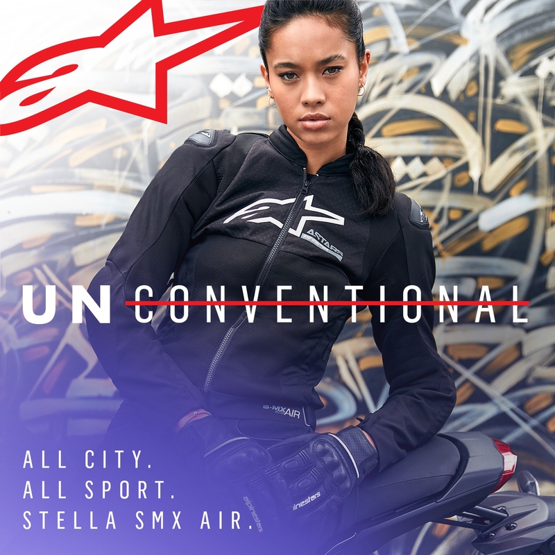 Alpinestars Stella SMX Air naiste mootorratta jope must