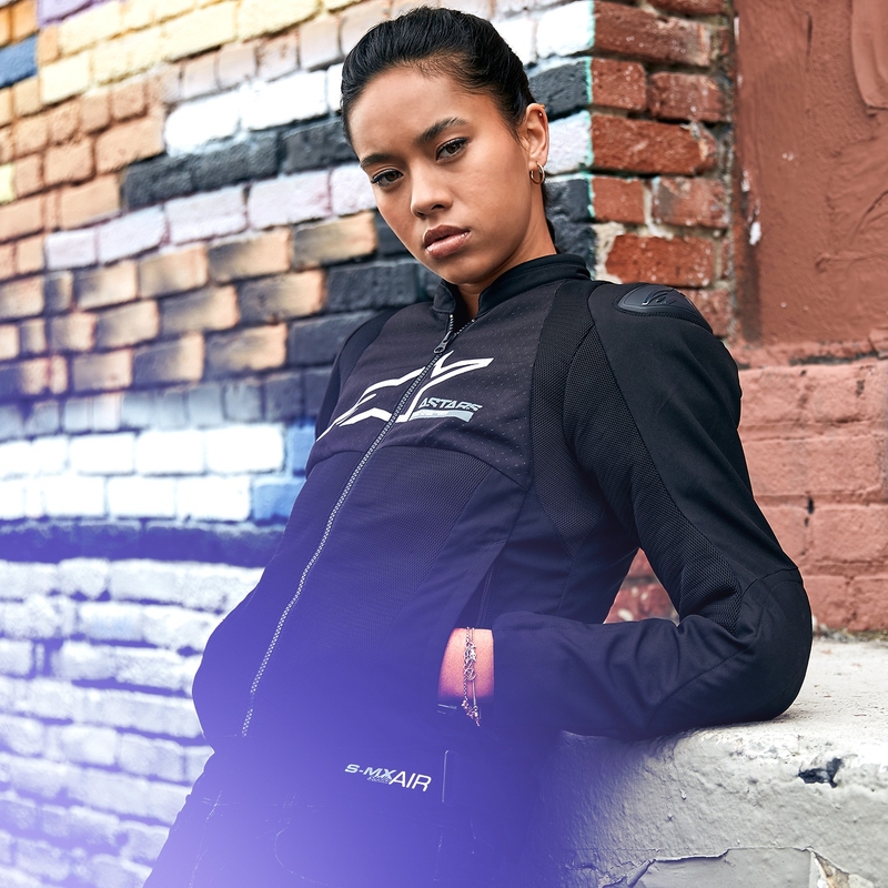 Alpinestars Stella SMX Air naiste mootorratta jope must