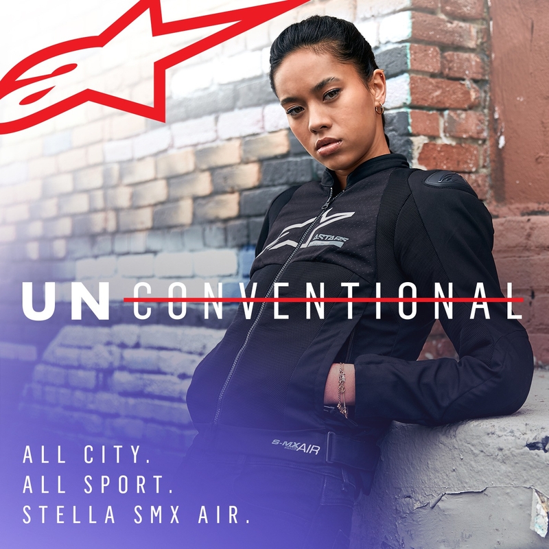 Alpinestars Stella SMX Air naiste mootorratta jope must