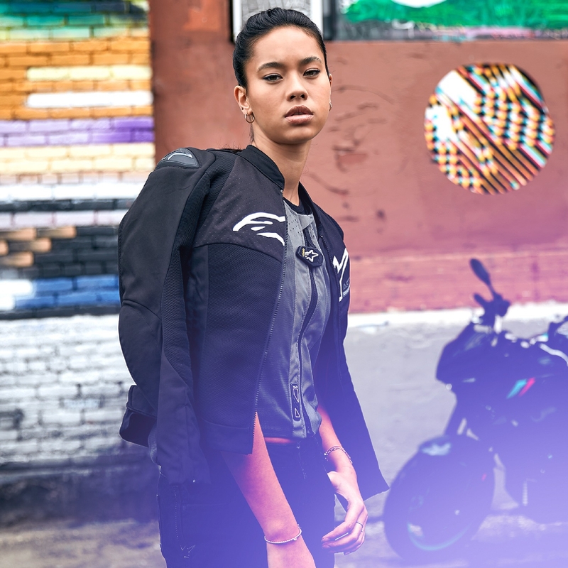 Alpinestars Stella SMX Air naiste mootorratta jope must