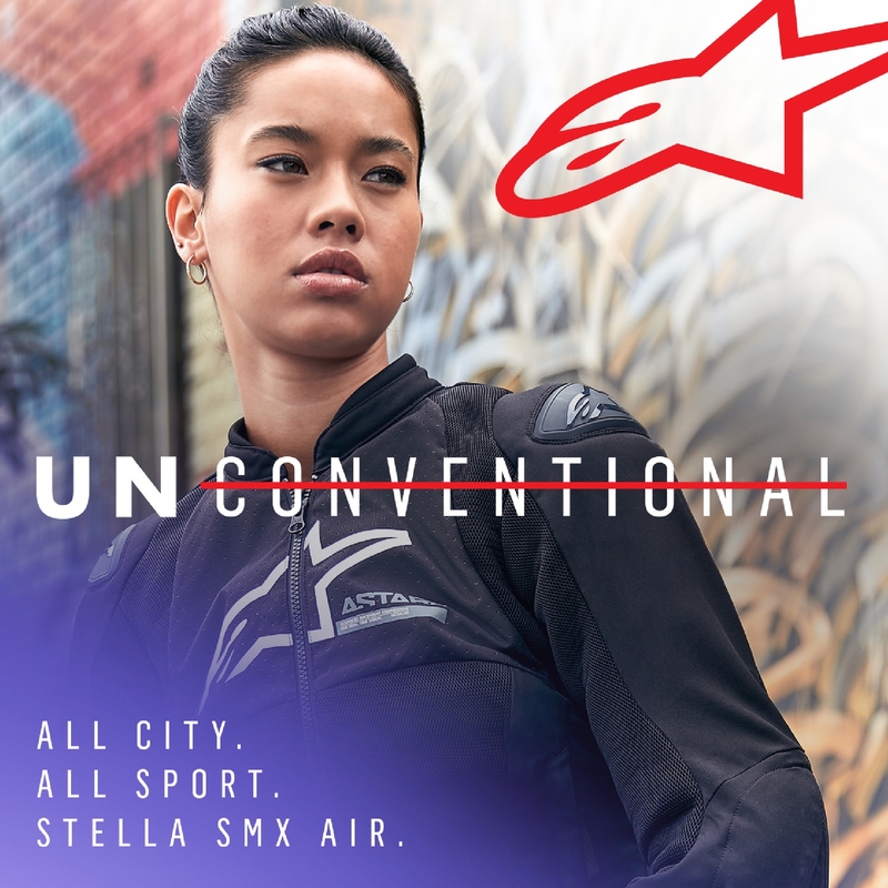 Alpinestars Stella SMX Air naiste mootorratta jope must