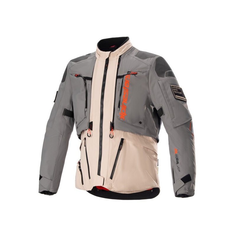 Alpinestars AMT-10R Drystar XF mootorratta jope liivamust-roosa