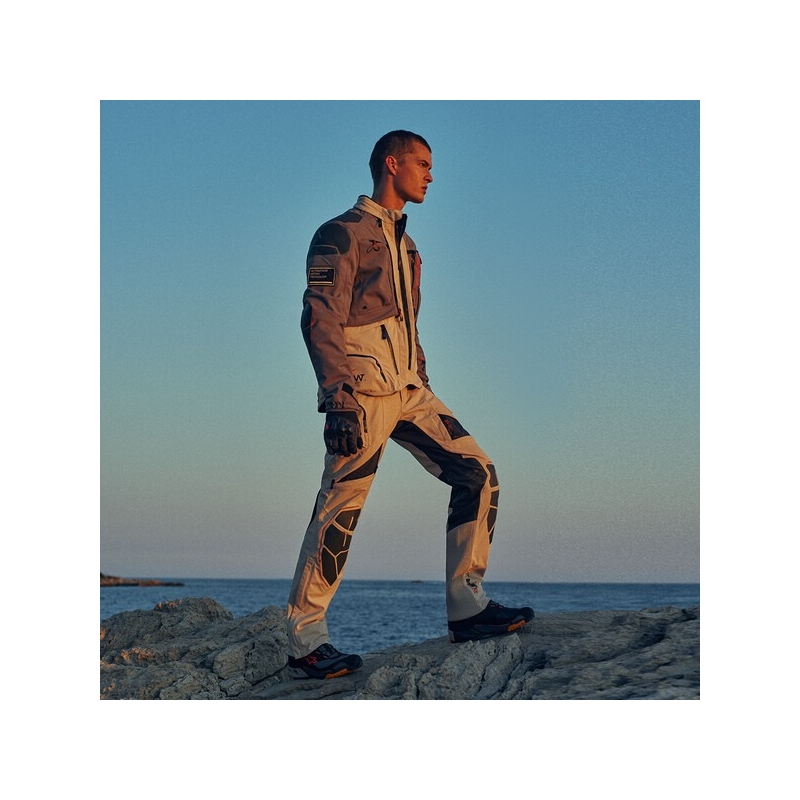 Alpinestars AMT-10R Drystar XF mootorratta jope liivamust-roosa