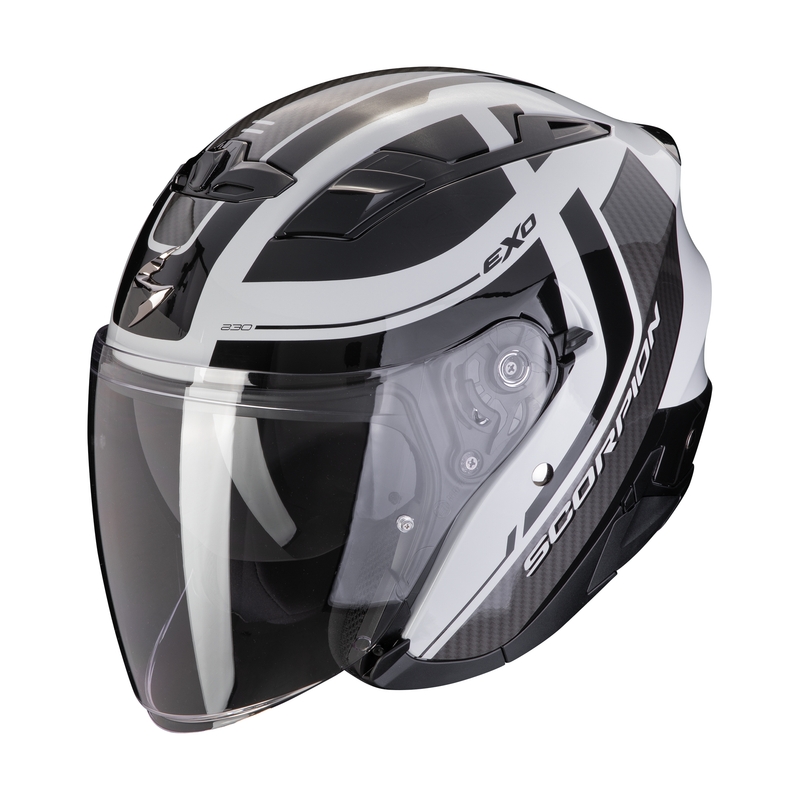 Avatud mootorratta kiiver SCORPION EXO-230 PUL hall-must allahindlus