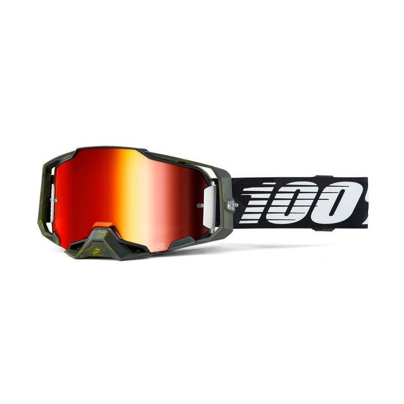 Motokross prillid 100% - USA ARMEGA Soledad punane plexi