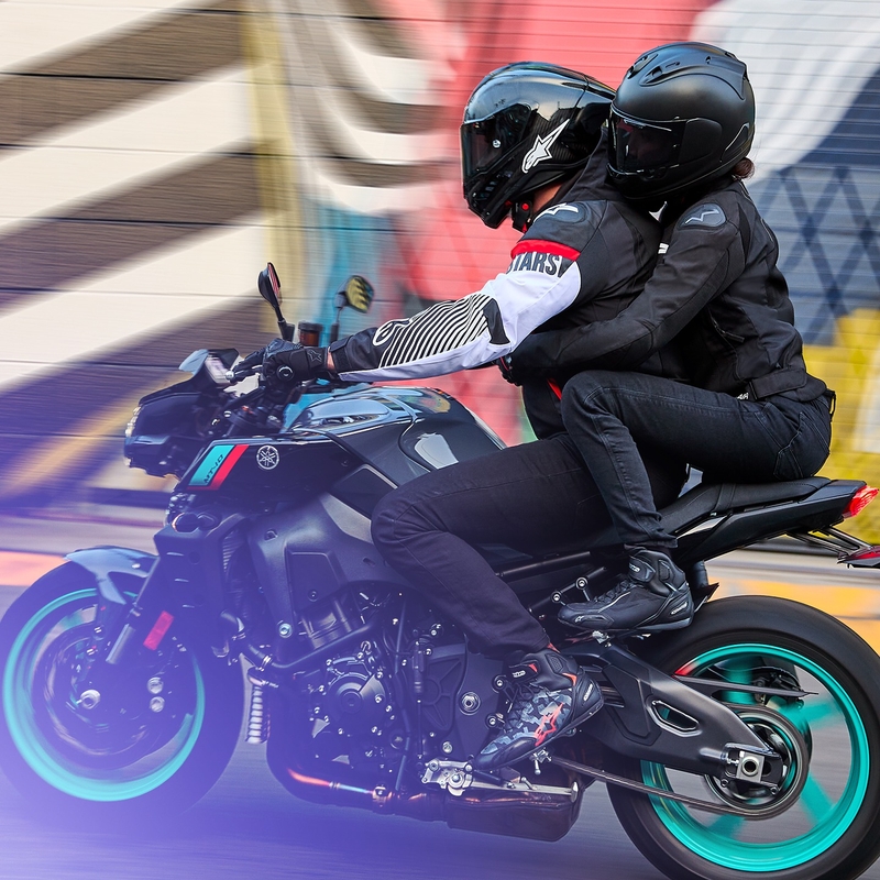 Alpinestars Zaca Air veekindel must, valge ja fluo punane mootorratta jope