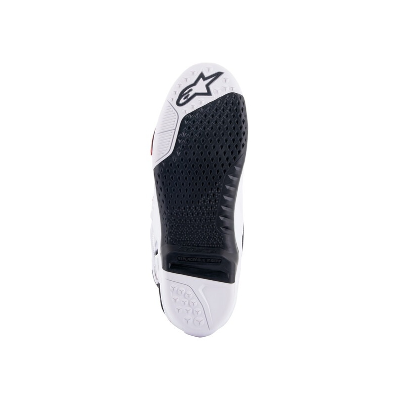 Alpinestars Tech 10 oranž-kollane-lilla-valge-mustad mootorratta saapad