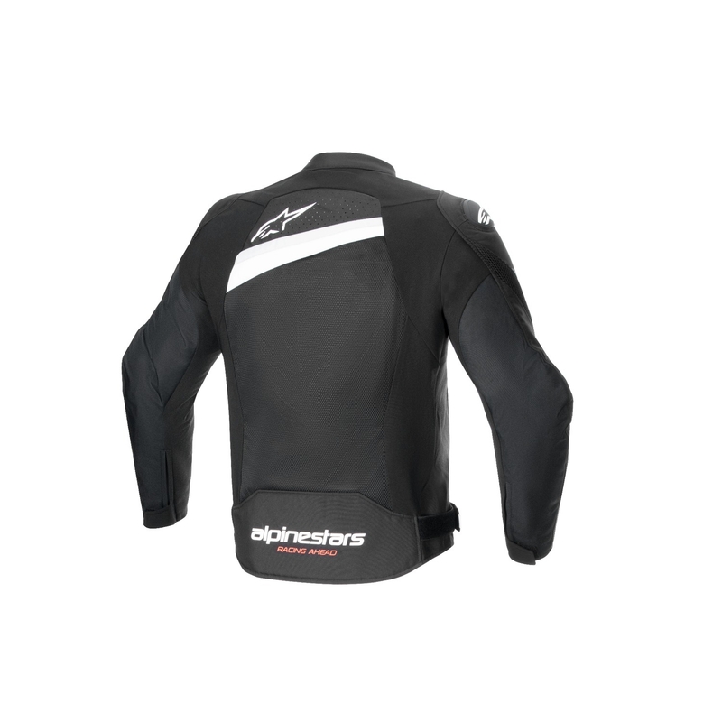 Alpinestars T-GP Plus R 4 Airflow must-valge mootorrattajope