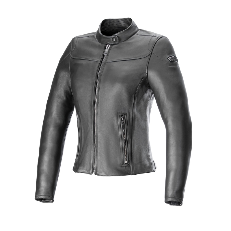 Alpinestars naiste Ory mustast nahast mootorratta jope