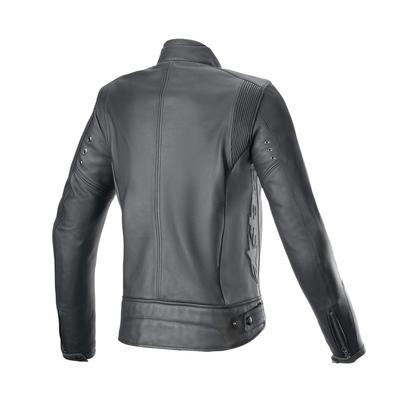 Alpinestars Stella Dyno naiste nahast mootorratta jope must ja hall