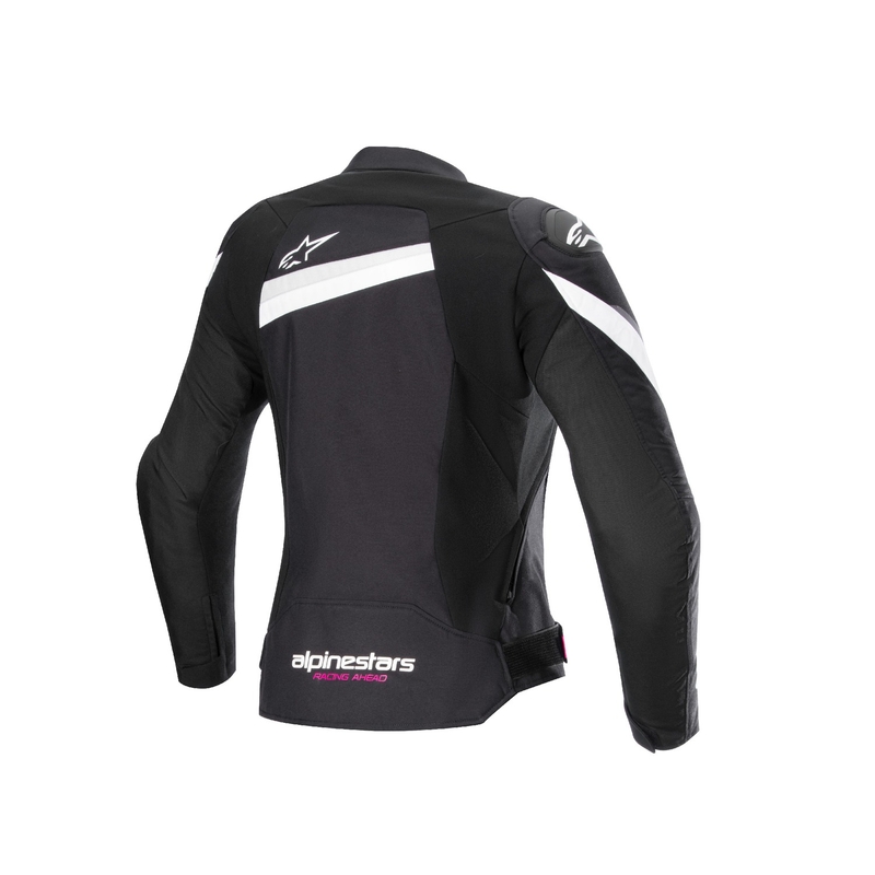 Alpinestars naiste Stella T-GP PLUS R 4 must-valge mootorratta jakk