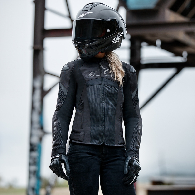 Alpinestars naiste Stella T-GP Plus R 4 Airflow Black mootorratta jakk