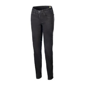 Alpinestars naiste Daisy 3 Denim Washed Black mootorratta teksad