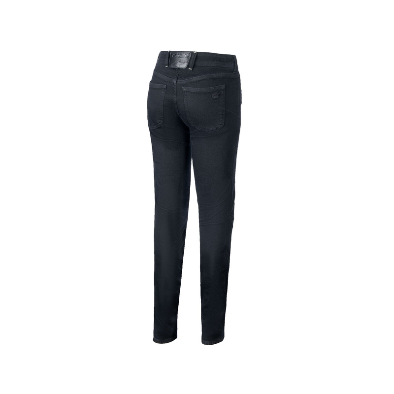 Alpinestars naiste Daisy 3 Denim Washed Black mootorratta teksad