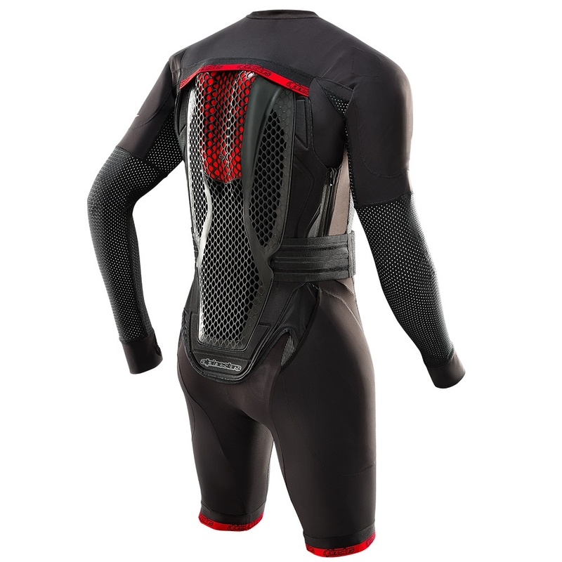 Alpinestars TECH-AIR®10 turvapadjasüsteem must-punane-hall