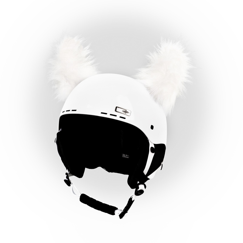 Yeti kiivri kõrvad valge