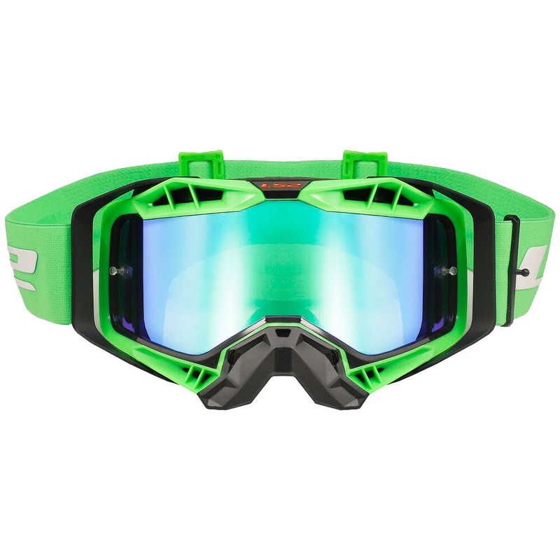 Motokross prillid LS2 Aura PRO must-roheline iriidium plexi