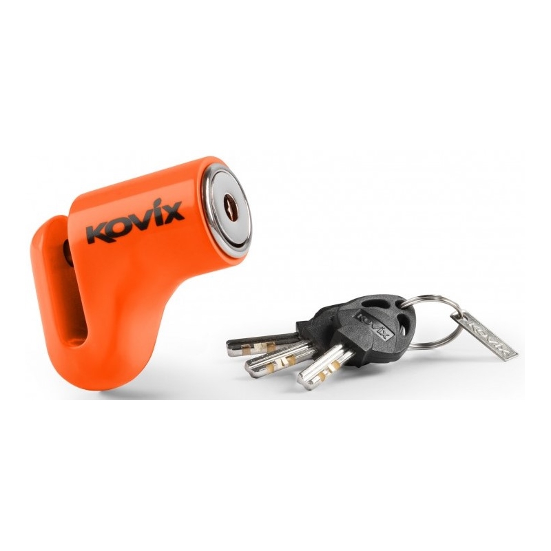 Zámek na kotoučovou brzdu KOVIX D1 oranžový