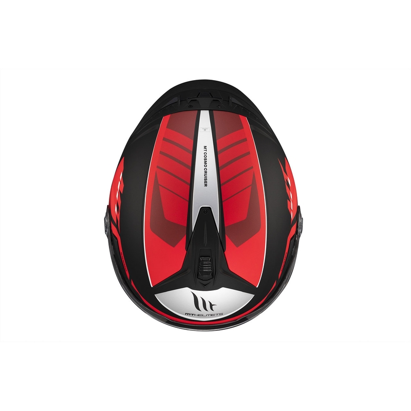 MT Cosmo SV Cruiser avatud kiiver matt punane-must-hall