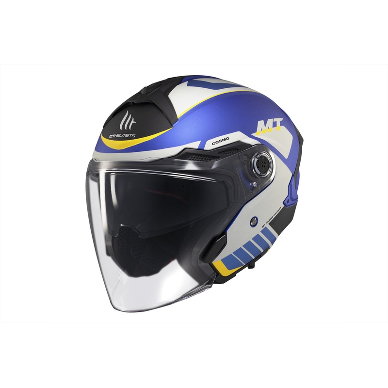 MT Cosmo SV Cruiser avatud kiiver matt sini-must-hall