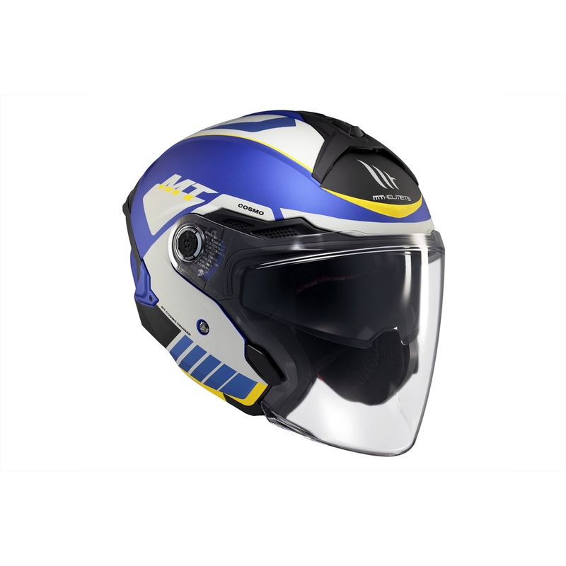 MT Cosmo SV Cruiser avatud kiiver matt sini-must-hall