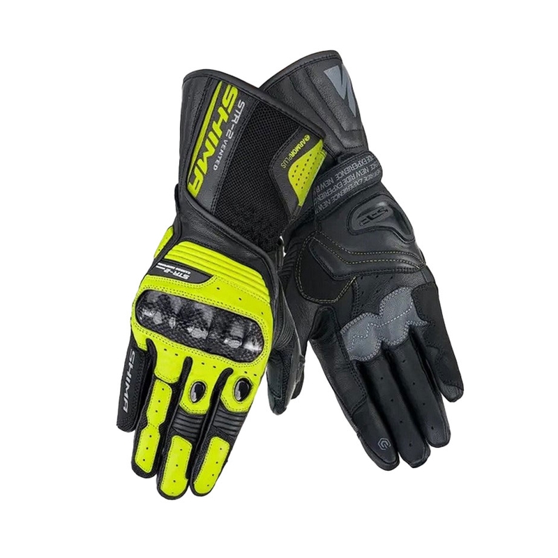 Mootorrattakindad Shima STR-2 Vent fluo kollane