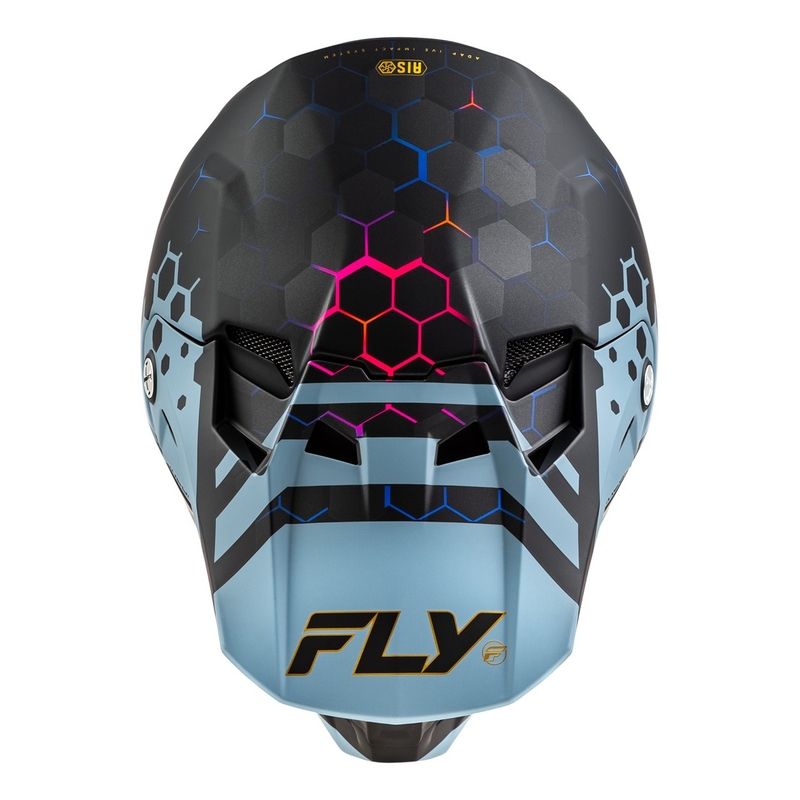 Motokrossikiiver FLY Racing Formula CC Tektonic mustahall
