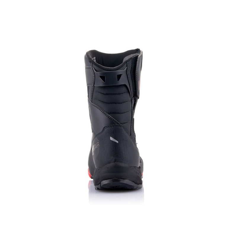 Alpinestars RT-7 DRYSTAR mustad ja punased mootorrattasaapad