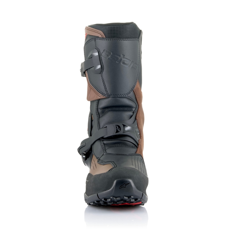 Alpinestars XT-8 GORE-TEX mustad ja pruunid mootorrattasaapad