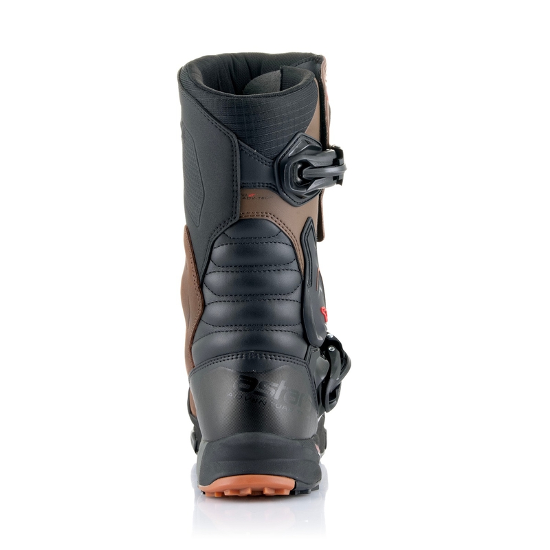 Alpinestars XT-8 GORE-TEX mustad ja pruunid mootorrattasaapad