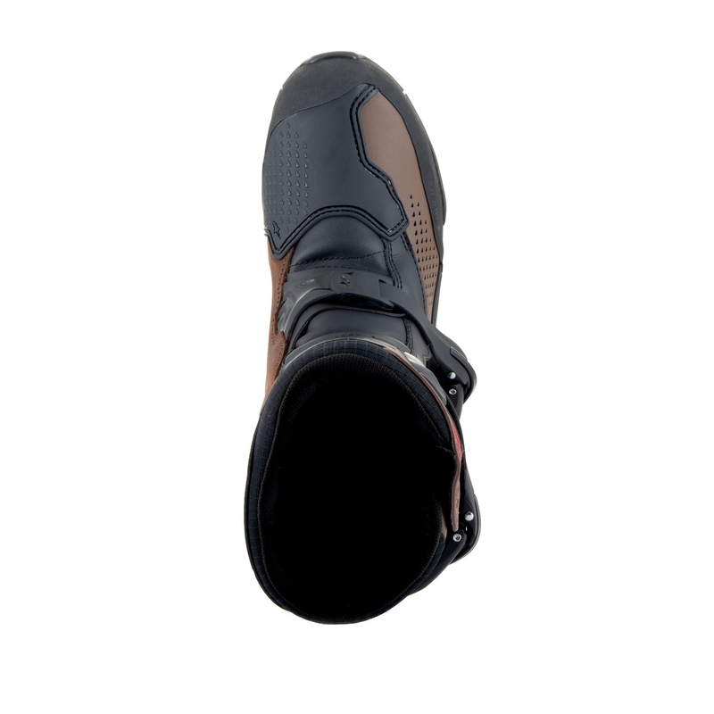 Alpinestars XT-8 GORE-TEX mustad ja pruunid mootorrattasaapad