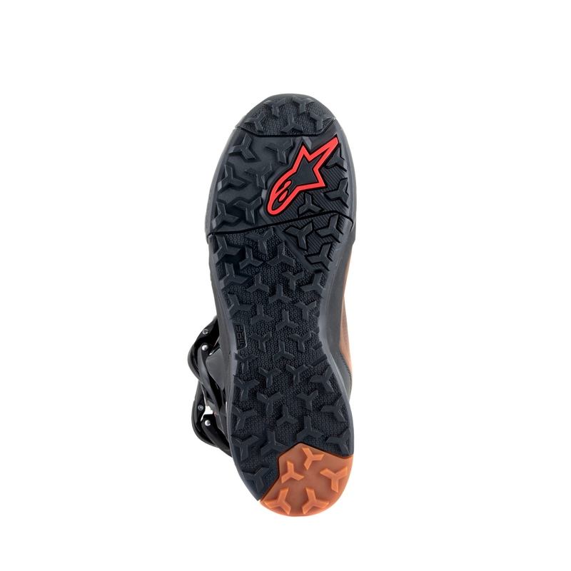 Alpinestars XT-8 GORE-TEX mustad ja pruunid mootorrattasaapad