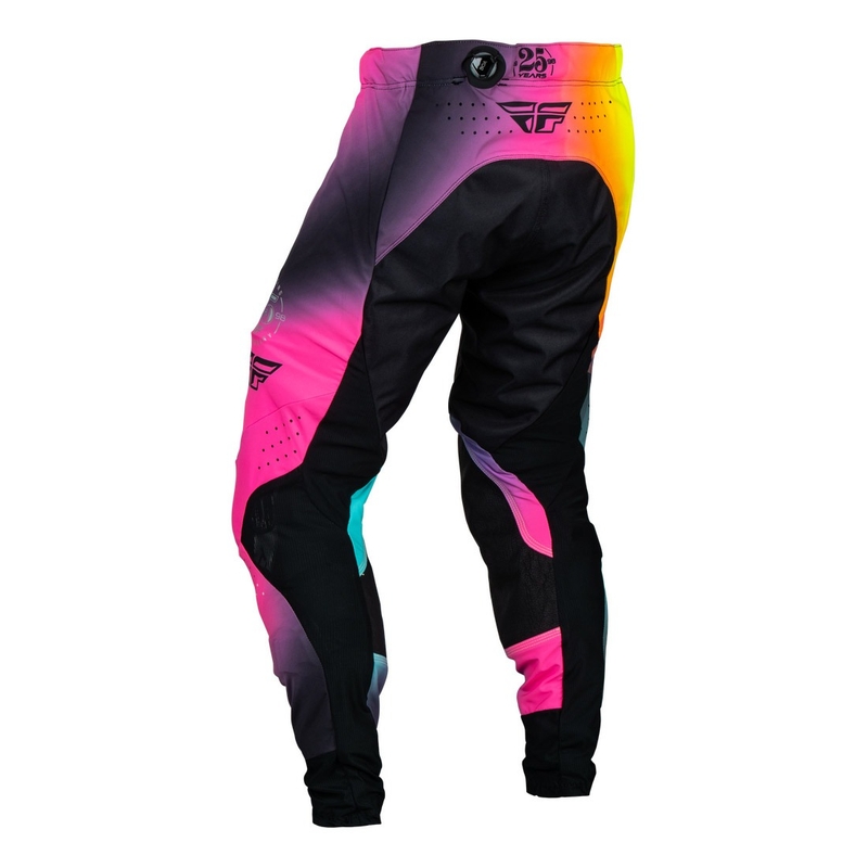 Motokrossi püksid FLY Racing Lite Le Legacy roosa-sinine-mustad