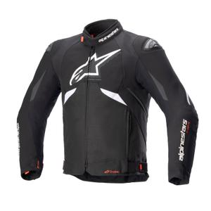 Alpinestars T-GP R 3 DRYSTAR must-valge mootorrattajope