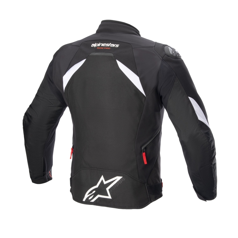 Alpinestars T-GP R 3 DRYSTAR must-valge mootorrattajope