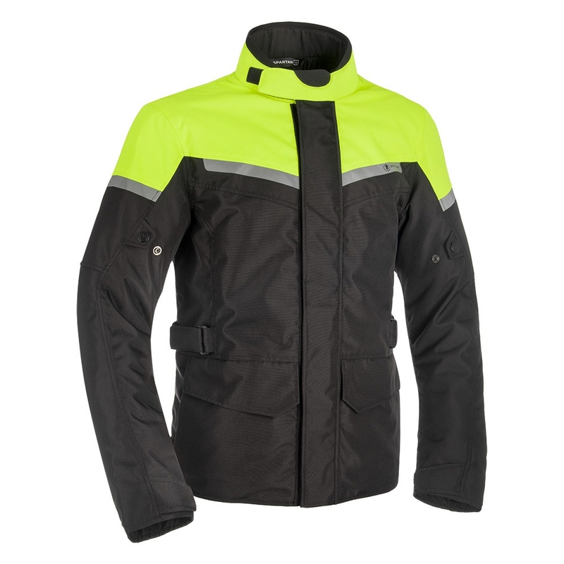 Mootorratta jope Oxford Spartan Long WP must-fluo kollane